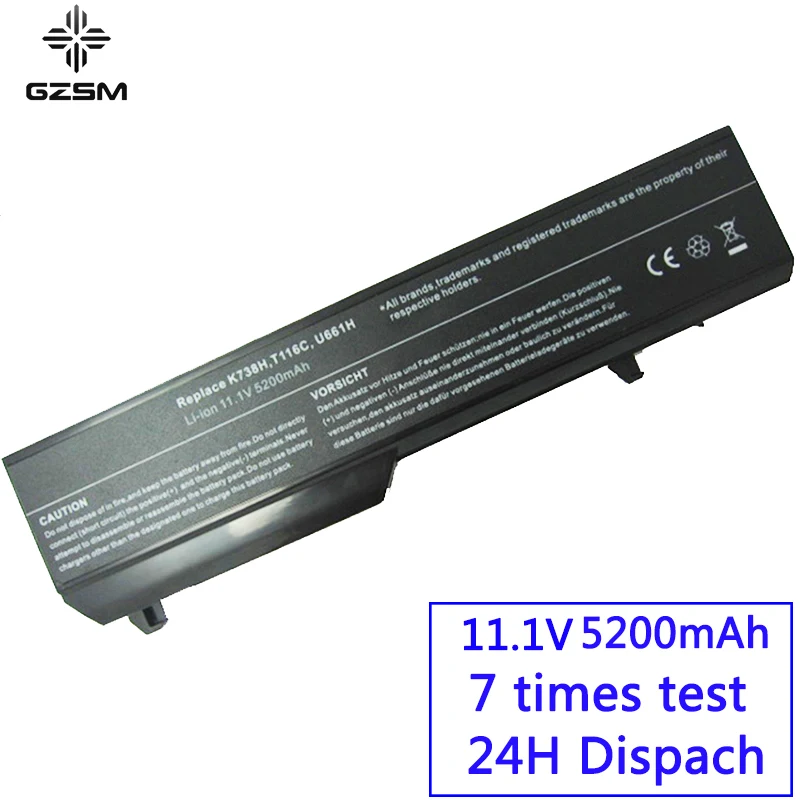 1310 Аккумулятор для ноутбука DELL Vostro 1320 1510 1511 1520 батарея 0K738H 0N950C 0T112C 0T114C 0T116C 312 0724