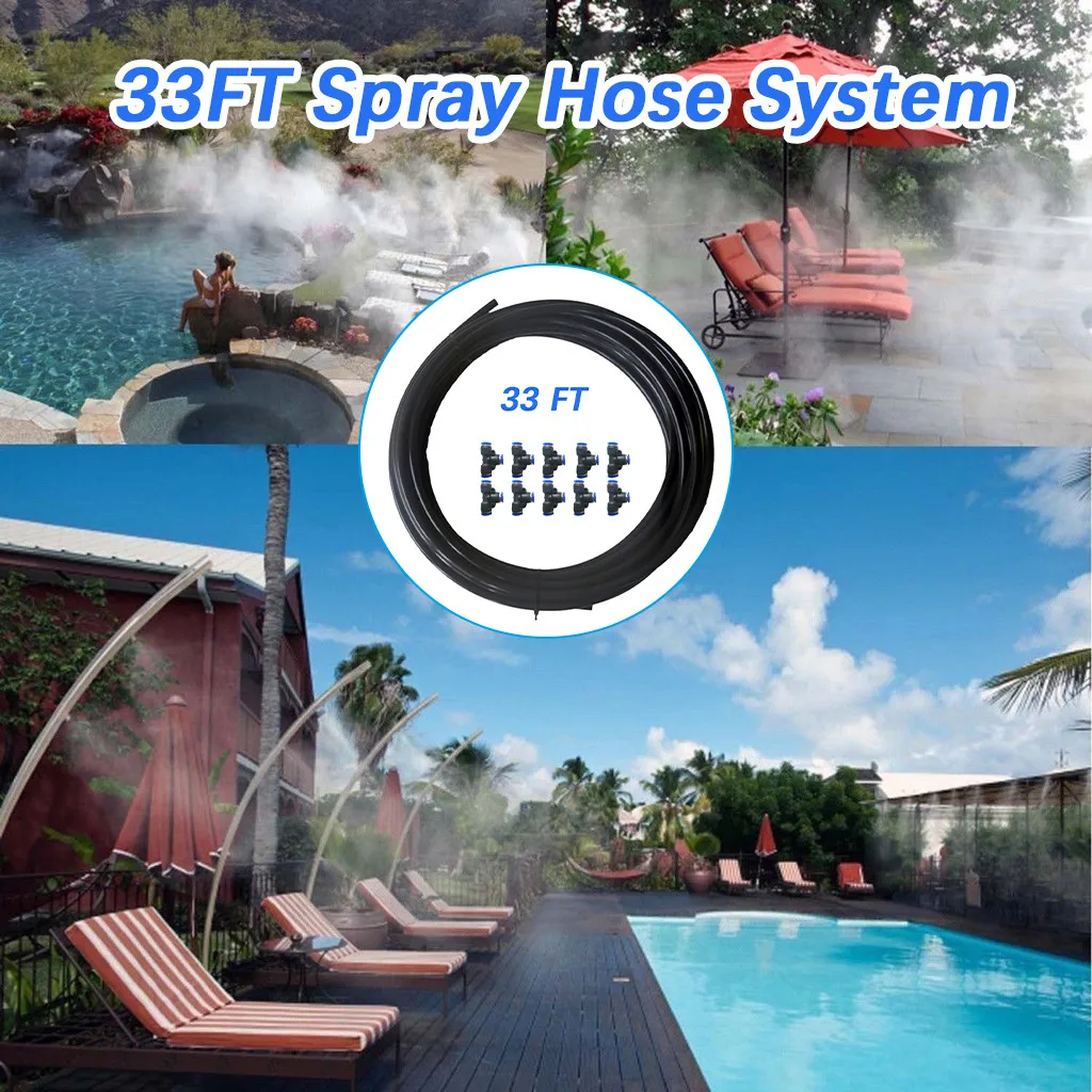 

Summer Water Sprinkler Trampoline Sprinkler Outdoor Garden Water Games Toy Sprayer Backyard Water Park Accessories49 Feet Game