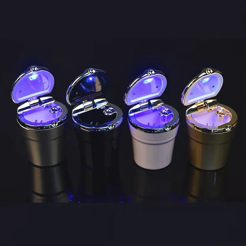 

For Opel Insignia Astra J H G Corsa D G Car Accessories Car Logo Ashtray Blu-Ray With Led Light Car interior Ashtray