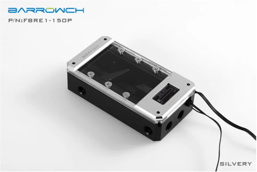 silver Barrowch FBRE1-P, BoxFish резервуары, LRC 2,0, POM место Смарт цифровые резервуары, температура в реальном времени - Цвет лезвия: silver