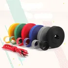 5 метров кабельные стяжки Мощность органайзер для проволочных кабелей петельная лента многофункциональный полиэстер ПП крепежная деталь многоразовые лента Diy веревка