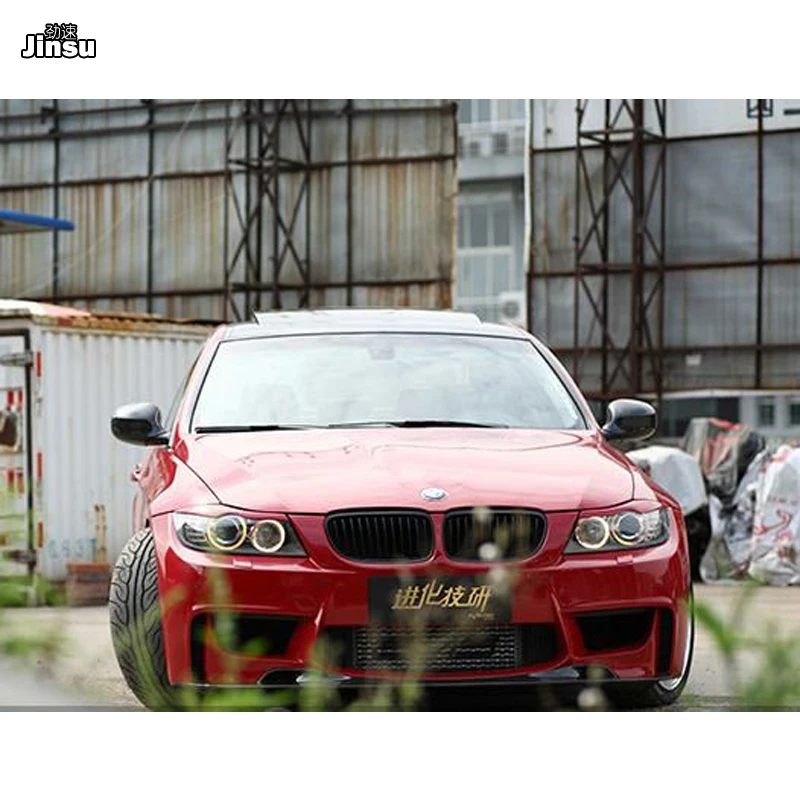 Волоконные стеклянные фары Брови Веки автомобильные наклейки для BMW E90 LCI