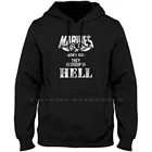 Толстовка с капюшоном морской пехоты Regroup In Hell, хлопковый смешной свитер в стиле милитари, необычная популярная команда морской пехоты, Марин ап