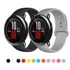 Ремешок силиконовый для Huami Amazfit Pace, мягкий браслет для Amazfit GTR  GTR 2 2e Stratos 2 3, 22 мм