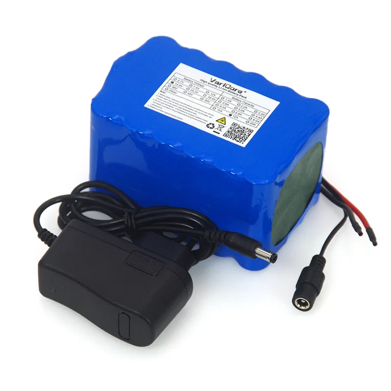 

VariCore 14.8V 12Ah 18650 li-iom battery night fishing lamp heating miners lamp amplifier battery with BMS + 16.8V 1A charger