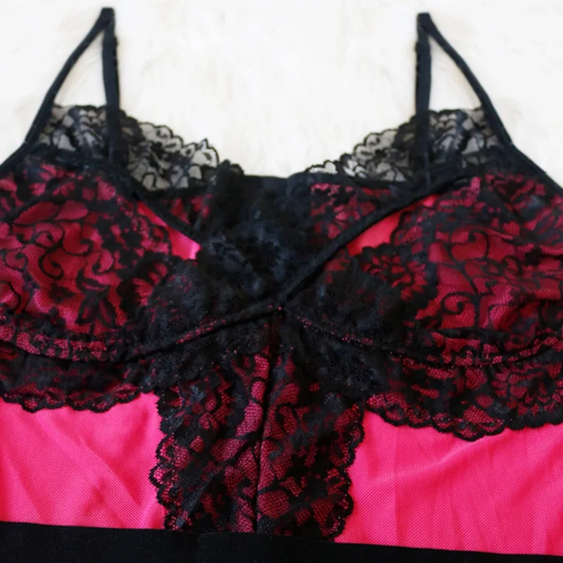 Сексуальное нижнее белье из шелковой пряжи большого размера с глубоким v