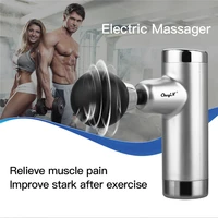 6 gears fascia gun electric vibration body massager gym exercise muscle pain relief deep tissue breast leg arm muscle building