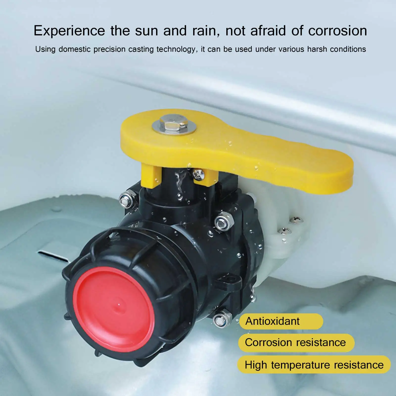 

For IBC Tank Tap Adapter S60*6 To 3/4 Connector Replacement Valve Anti-freeze Switch Accessories For 7.5X6 Coarse Thread