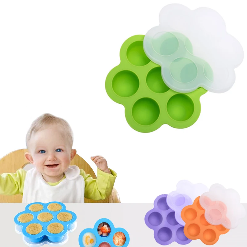 

Baby Food Container Infant Fruit Breast Milk Storage Box Freezer Tray Crisper Baby Food Container Storage