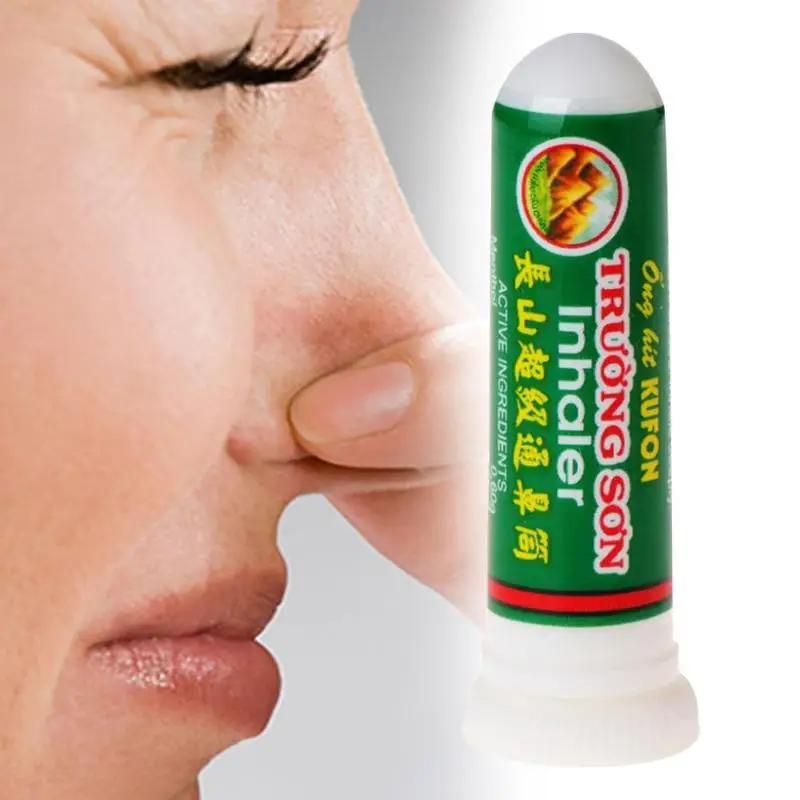 Таиландская травяная искусственная палочка для астмы головная боль освежающий