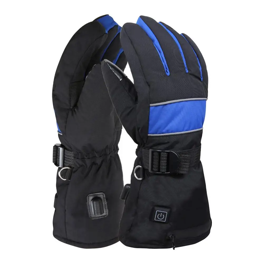 

Motorcycle Gloves Waterproof Heated Gloves Temperature Control Switch Motorbike Racing Riding Gloves Winter Touch Screen Gloves