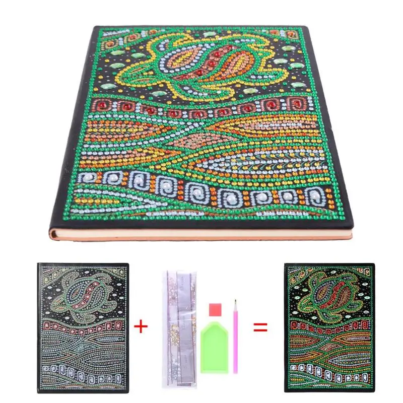DIY медведь особой формы алмазная живопись 50 страниц A5 блокнот Sketchbook Дневник Книга
