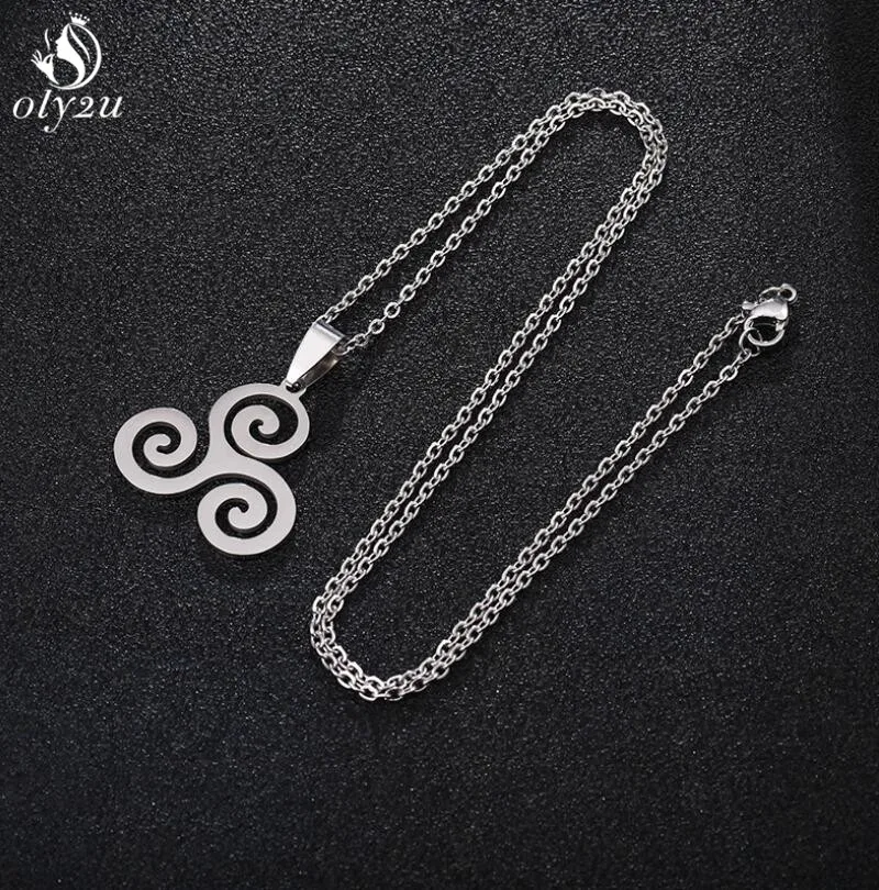 Ожерелье Teen Wolf Triskele Triskelion Allison тройные спиральные подвески ожерелья серебряного