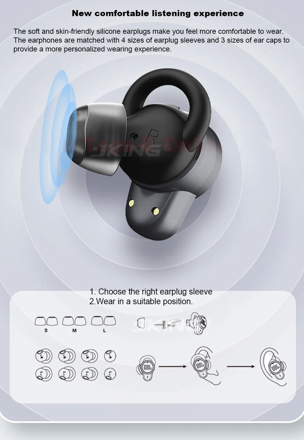 

JBL T280 TWS Pro Wireless Bluetooth Earphone Sports Earbuds Deep Bass Headphones Waterproof Headset Charging Case fone bluetooth
