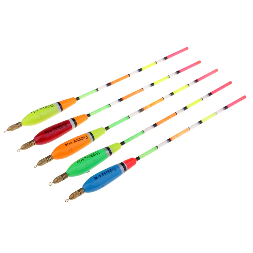 Набор рыболовных поплавков 5 шт. Высокочувствительный медный наконечник буй