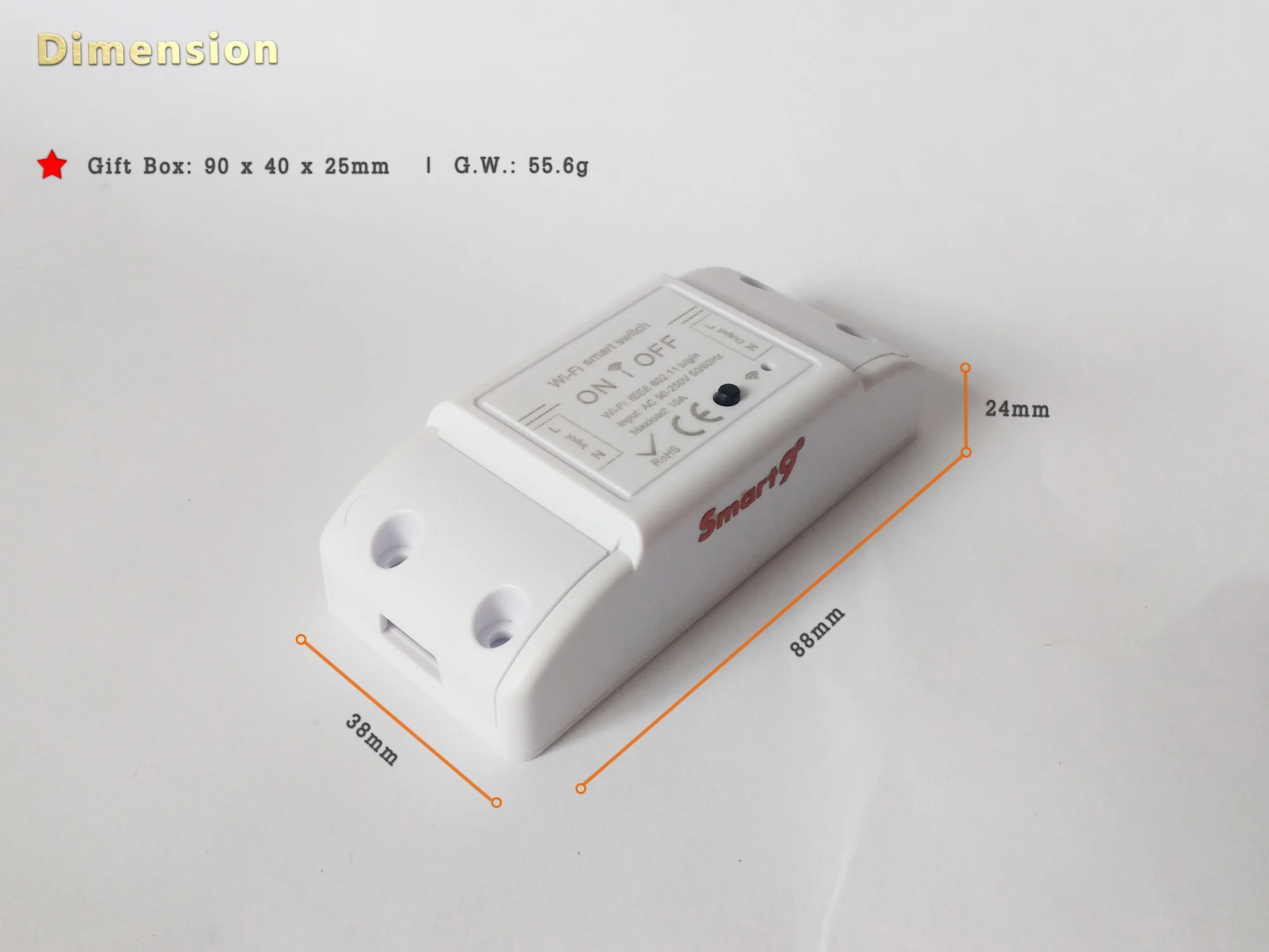 Smart9 DIY Wifi дистанционный переключатель освещения TuYa домашняя умная Автоматизация Life APP универсальный выключатель, работает с Alexa Echo и Google Home