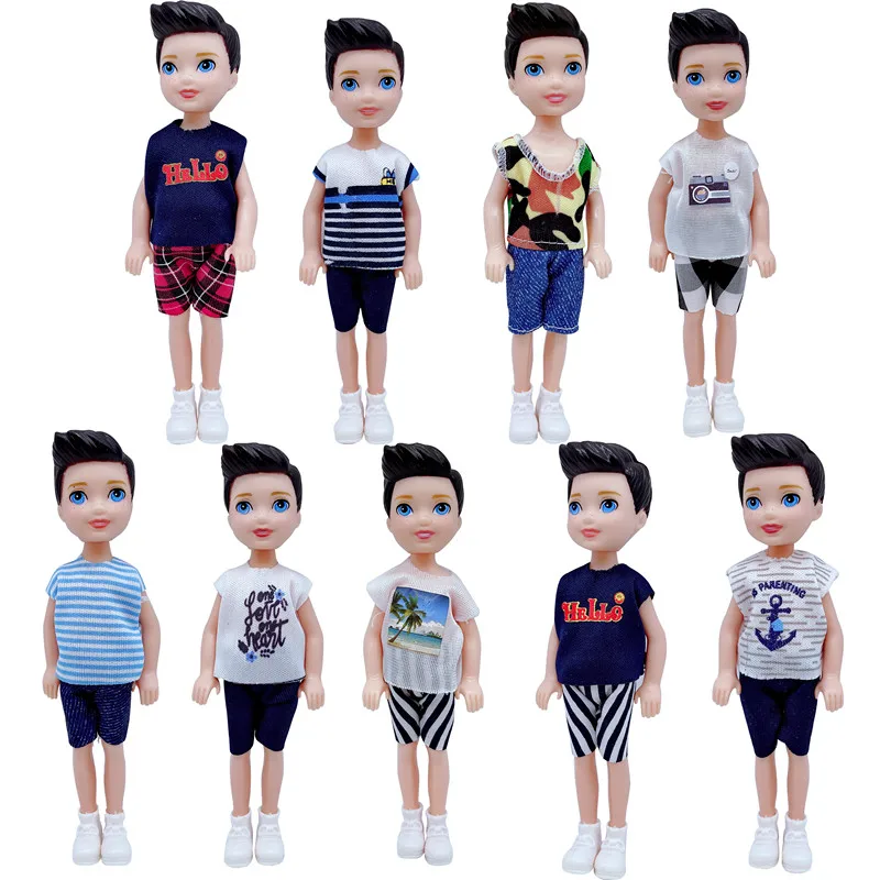 Набор кукол 1 комплект 5 шарнирных мини-кукол 14 см милая кукла + туфли наряд куклы