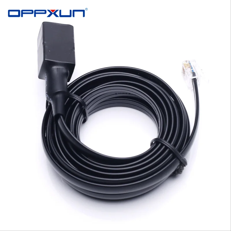 

OPPXUN 3m/9.8ft 6-Pin Removable Separation Hand Microphone Extension Cord for Yaesu Radio FT7800 FT8800 FT8900 FT 7800 7900 8800