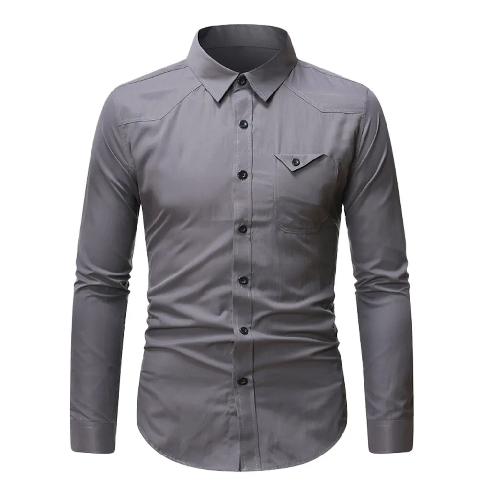 Мужские рубашки Camisa Masculina рубашка с длинным рукавом Мужская Корейская
