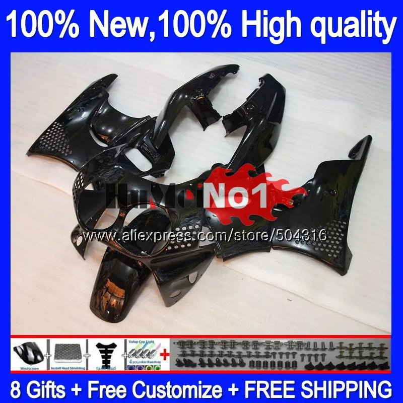 

Body For HONDA CBR 893RR CBR900RR Glossy black 97MC.96 CBR900 CBR893 RR 1989 1990 1991 1992 1993 CBR893RR 89 90 91 92 93 Fairing