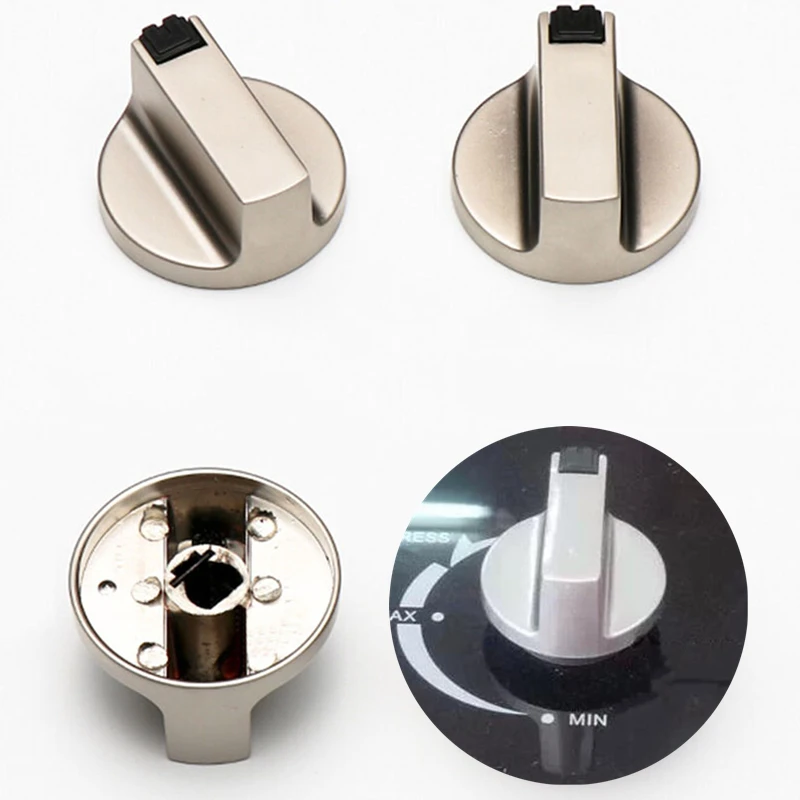 2 шт. универсальный металлический поворотный переключатель ручки управления 6