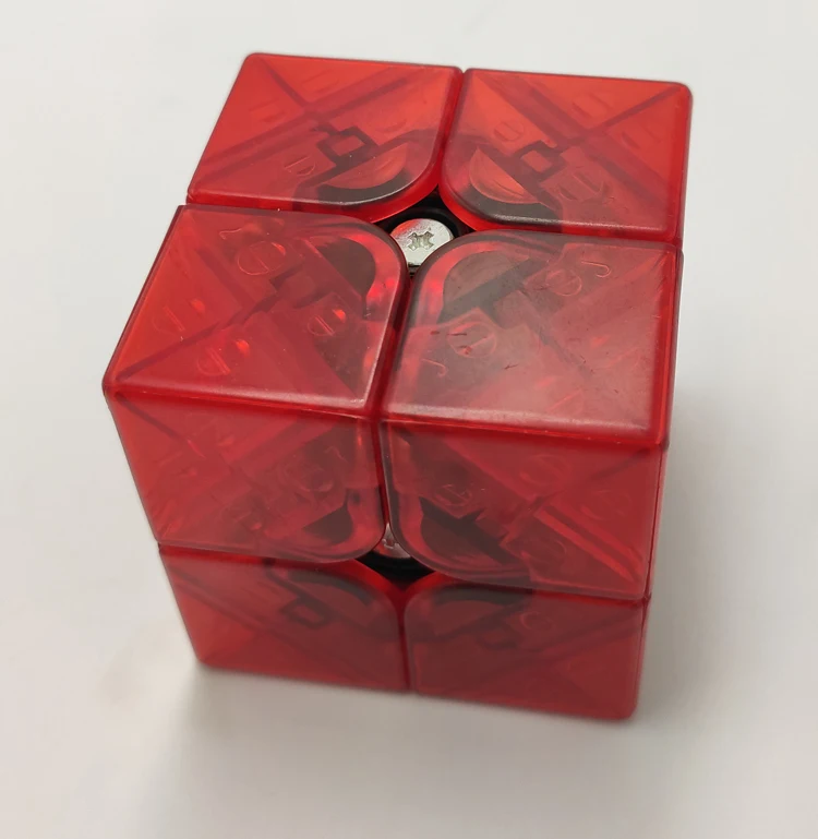 Yongjun MGC 2x2 Магнитный Куб прозрачный-желтый/прозрачный-красный ограниченная версия