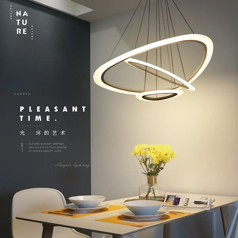 Современная светодиодная Люстра для гостиной столовой дома лофт треугольные