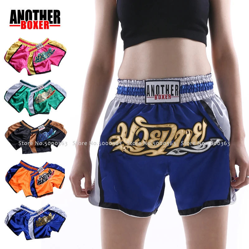 Трикотажные изделия Тайгер Муай Тай шорты Дети ММА кикбоксинг мужские и женские