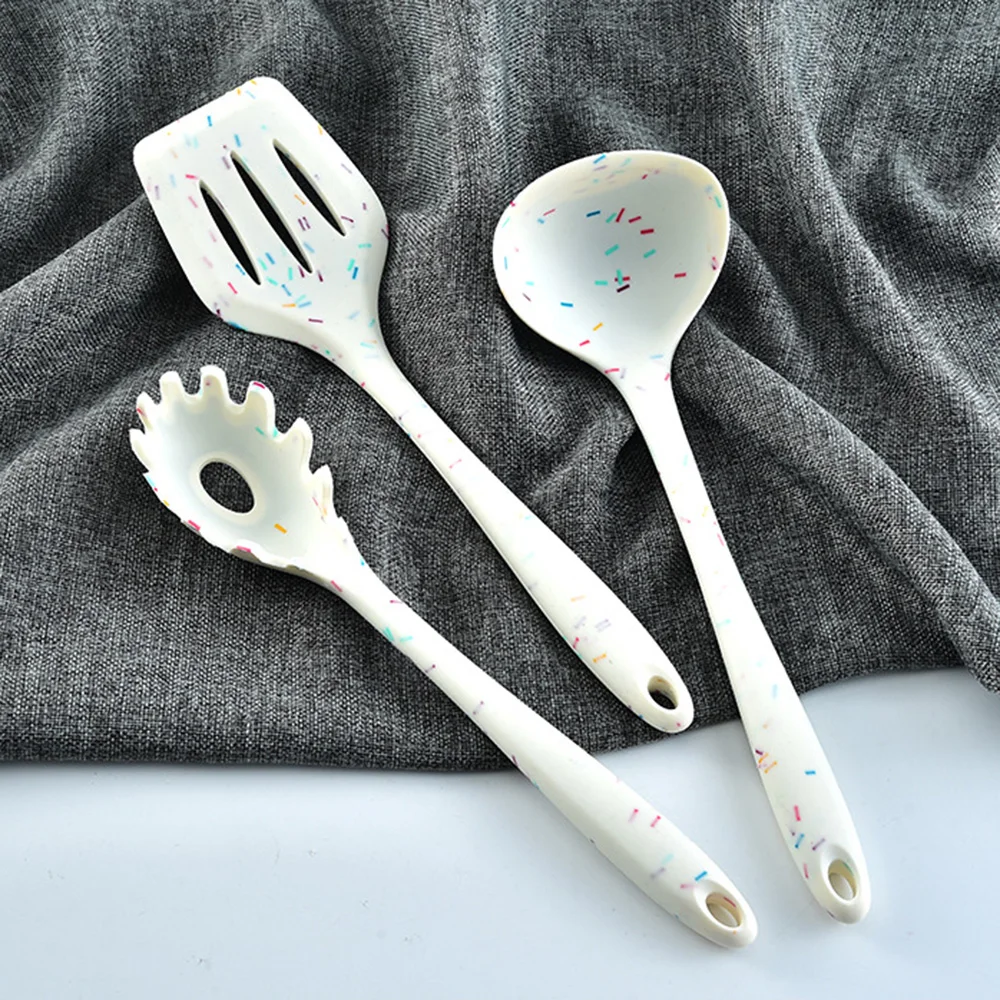 10 шт./компл. термостойкий силиконовый набор посуды антипригарные инструменты для