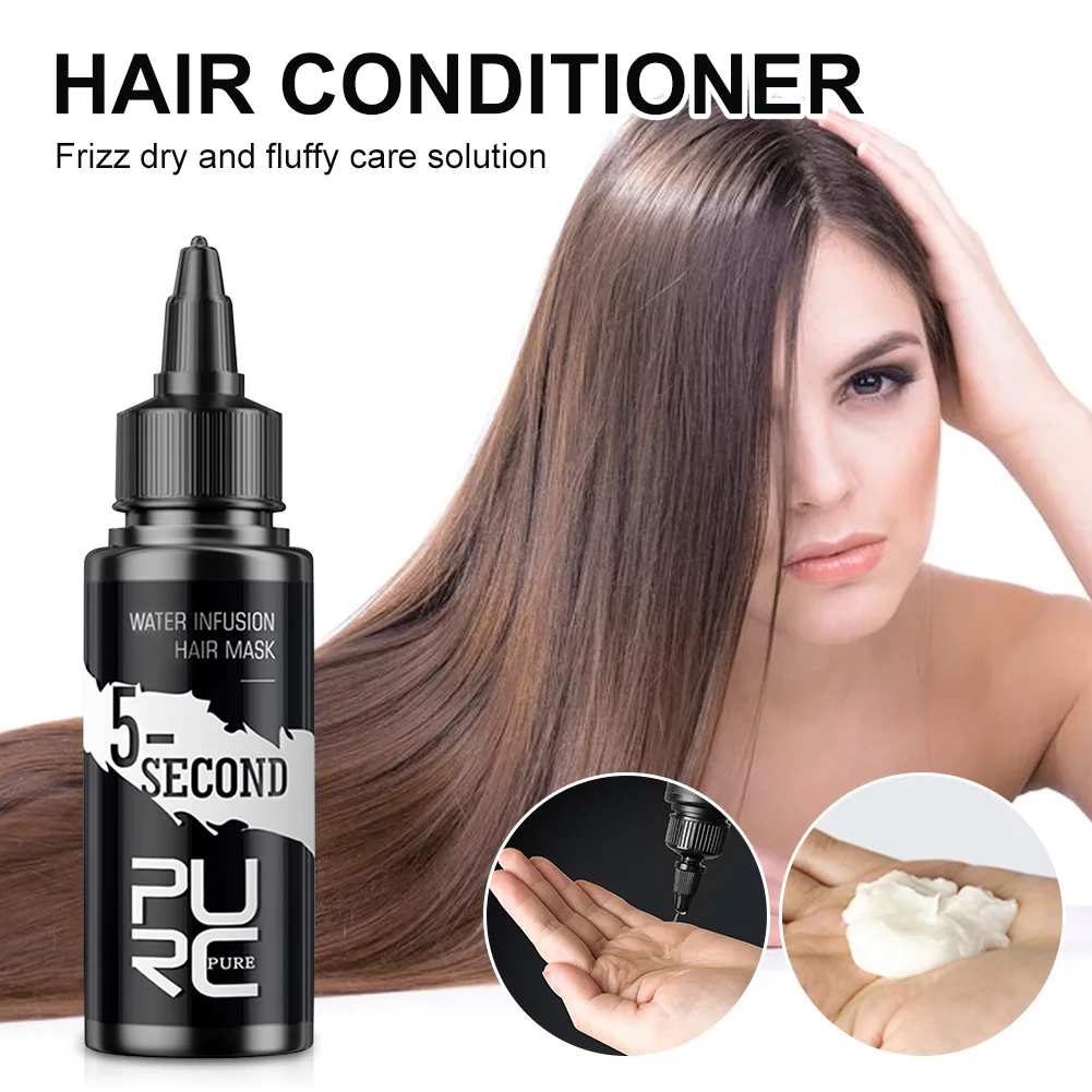 60 мл маска для волос против спутанных искусственная поврежденных улучшает