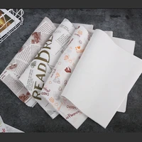 100 sheets greaseproof papers burger for bread sandwich fries food wrapping sheets reusable oilpaper baking tools