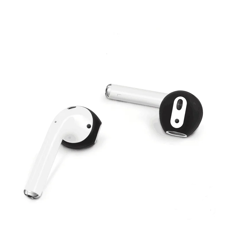2 шт./пара In ear вкладыши для Airpods беспроводной Bluetooth iphone 7 7plus наушники амбушюры