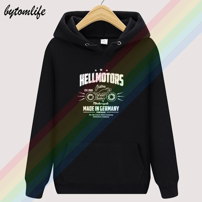 Мотоцикл сделано в Германии с капюшоном Сезон: Осень Топ Мужская модная