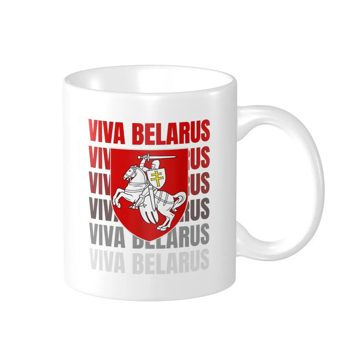 

Promo Belarus Pogonya Belarus Flag White Red White Protest Symbol Essential Mugs Top Quality Cups CUPS Print Novelty milk cups