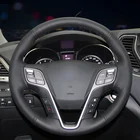 Чехол на руль автомобиля из искусственной кожи для HYUNDAI Santa Fe 2013 Grand ix45