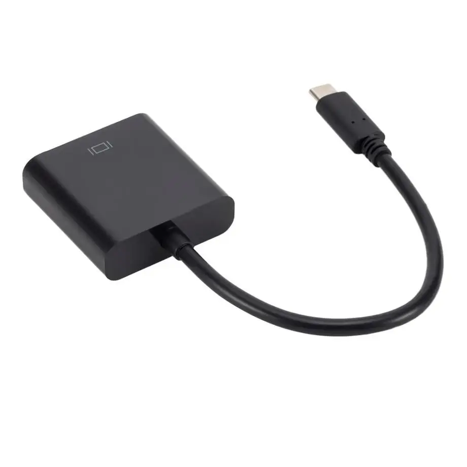 Переходник Grwibeou с USB C на гнездо VGA адаптер USBC USB3.1 для Macbook 12 дюймов Chromebook Pixel Lumia 950XL