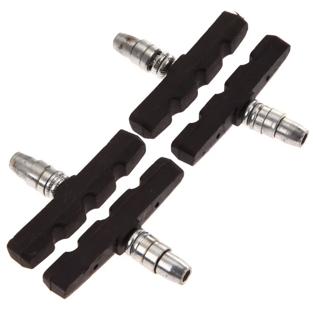 

1Pair Road Bike Brake Pads Shoes for Alloy Rims Durable Bicycle Brake Pads Shoes Tools silent bicycle brake pads road bike brake