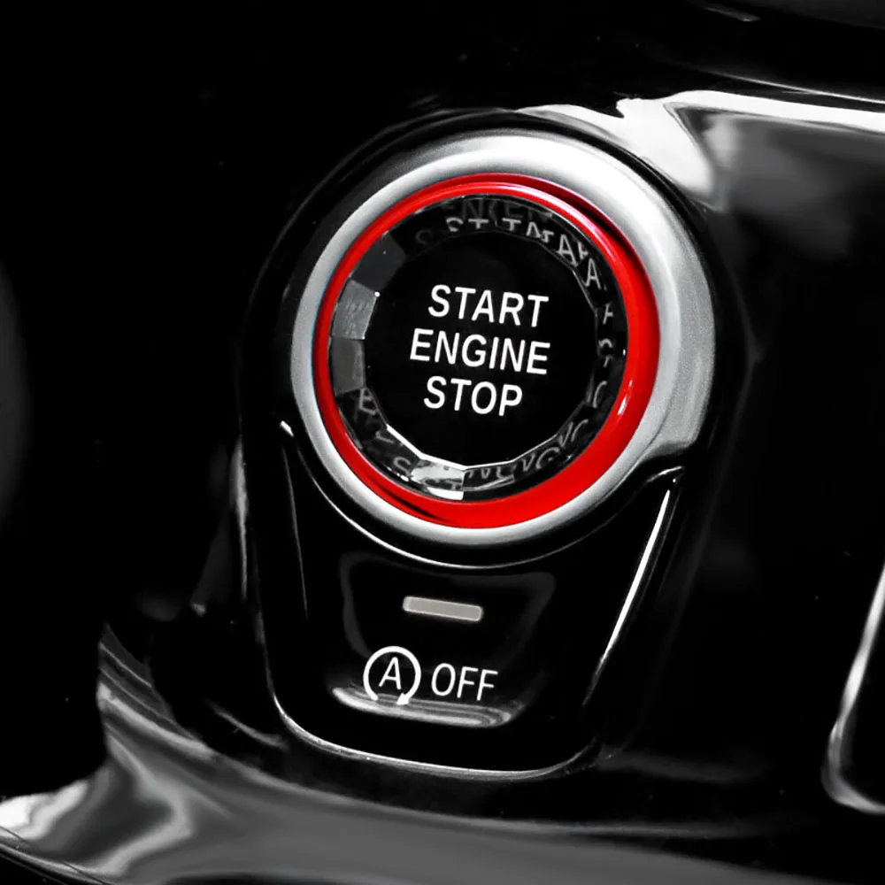 Хрустальный автомобильный Стайлинг переключатель старта и остановки двигателя