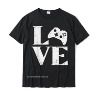 love gaming controller video games gamer boyfriend gift t shirt casual tshirts for men cotton tops tees casual funny