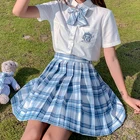 Женские юбки, летняя плиссированная юбка в Корейском стиле 2022, клетчатая юбка с высокой талией для девочек, Женская мини-юбка, женская сексуальная юбка y2k, юбка