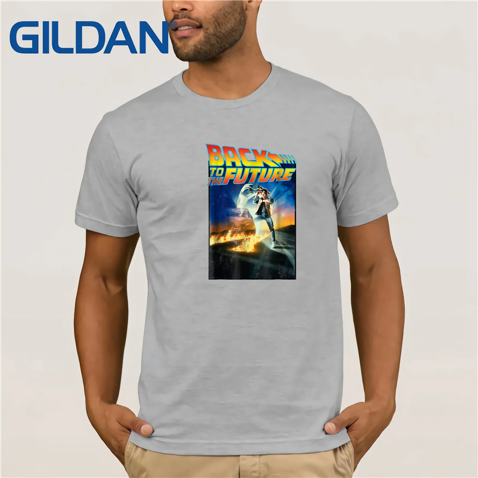 Мужская футболка с коротким рукавом Back To The Future Movie Poster Graphic Tshir лето 2019 | одежда