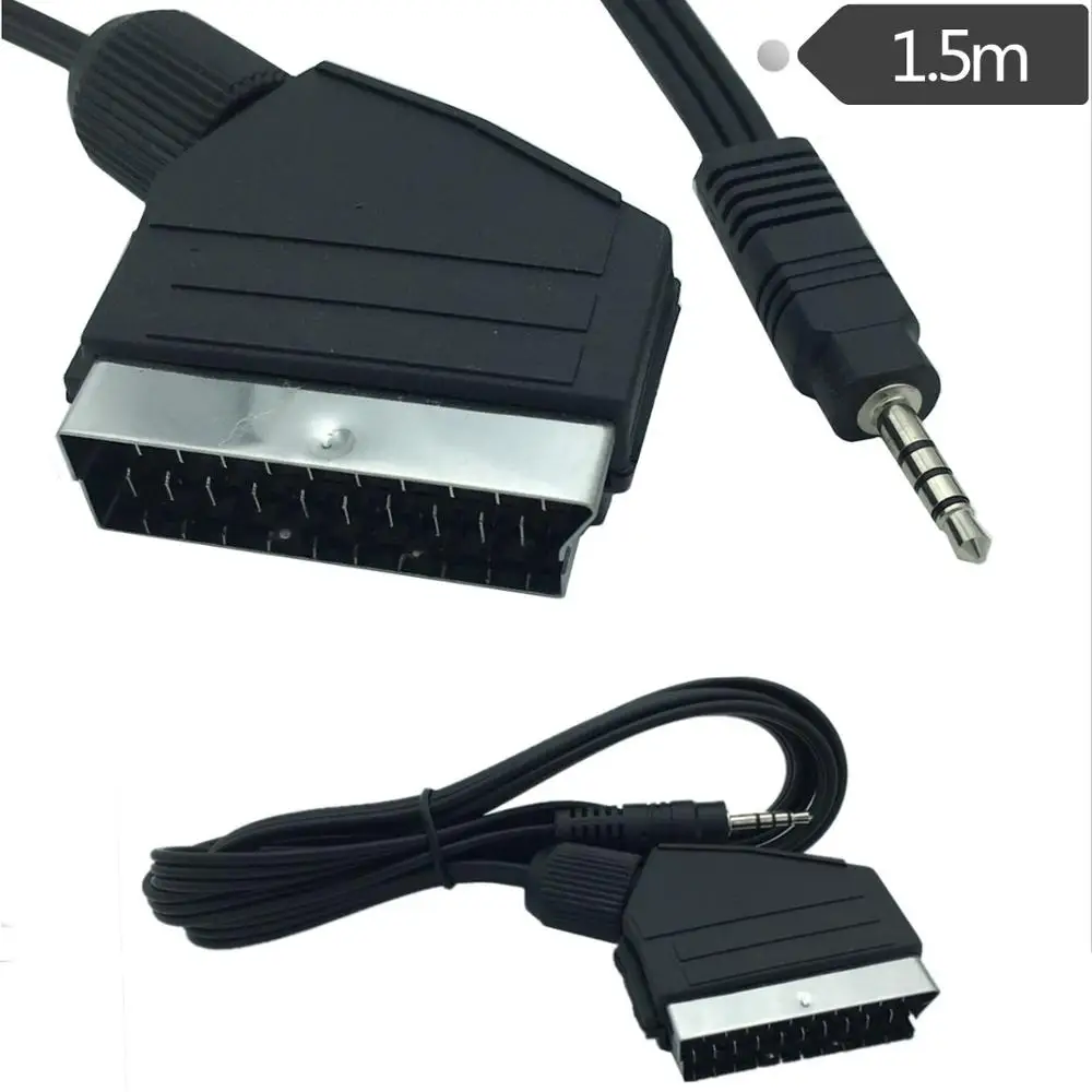 Аудиокабель Scart male DC 3 5 мм стерео кабель 1 м|Кабели VGA| |