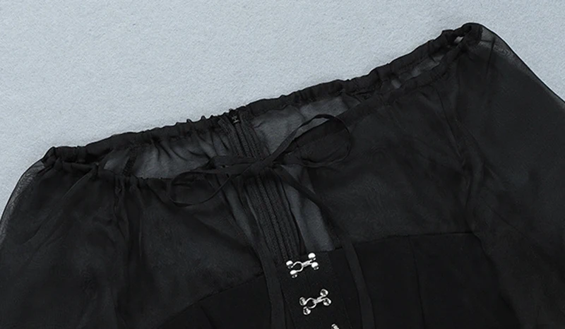 INDRESSME Новинка года Vestidos для женщин Sexy Глубокий V средства ухода за кожей Шеи Длинный кружевной рукав спинки выдалбливают кружево платье Вечерние клубн