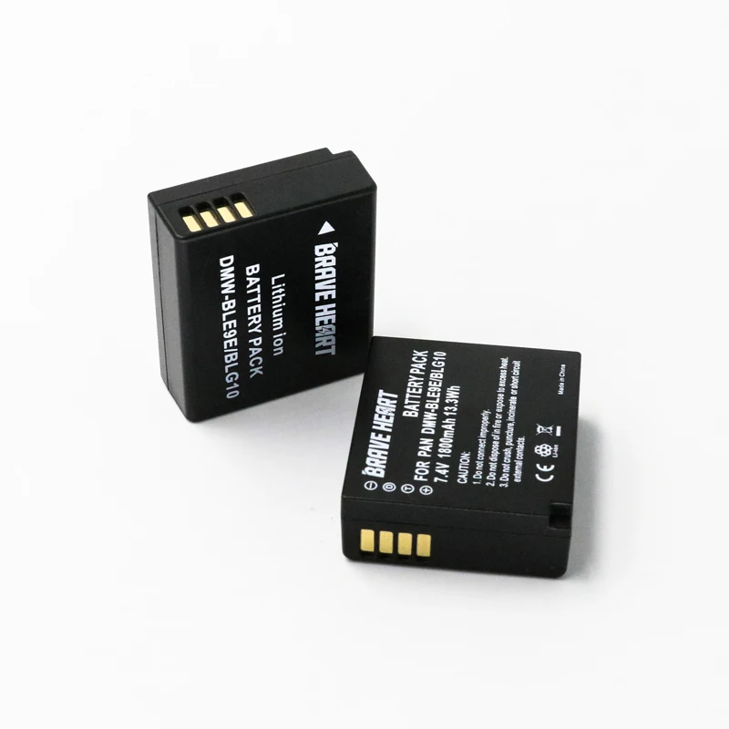 Аккумулятор для камеры Panasonic LUMIX GF5 GF6 GX7 LX100 GX80 GX85 3x5/5/10/BLG10e/BPDC15 с ЖК-зарядным