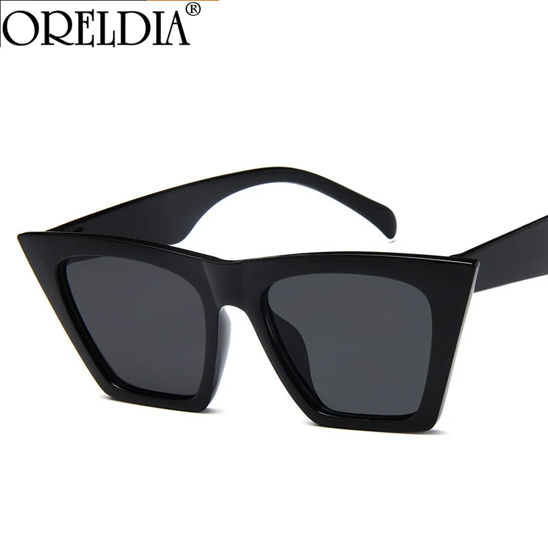 

Punk Flat Top Cat Eye Sunglasses 2021 Fashion Colorsful Sun Glasses Square Shades Eyewear Lady Brand Designer Eyeglasses UV400