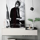 Постер Боб Дилан курительная музыка поп-певец звезда постеры и печать подарок картина маслом настенное Искусство Холст Картина Декор для гостиной