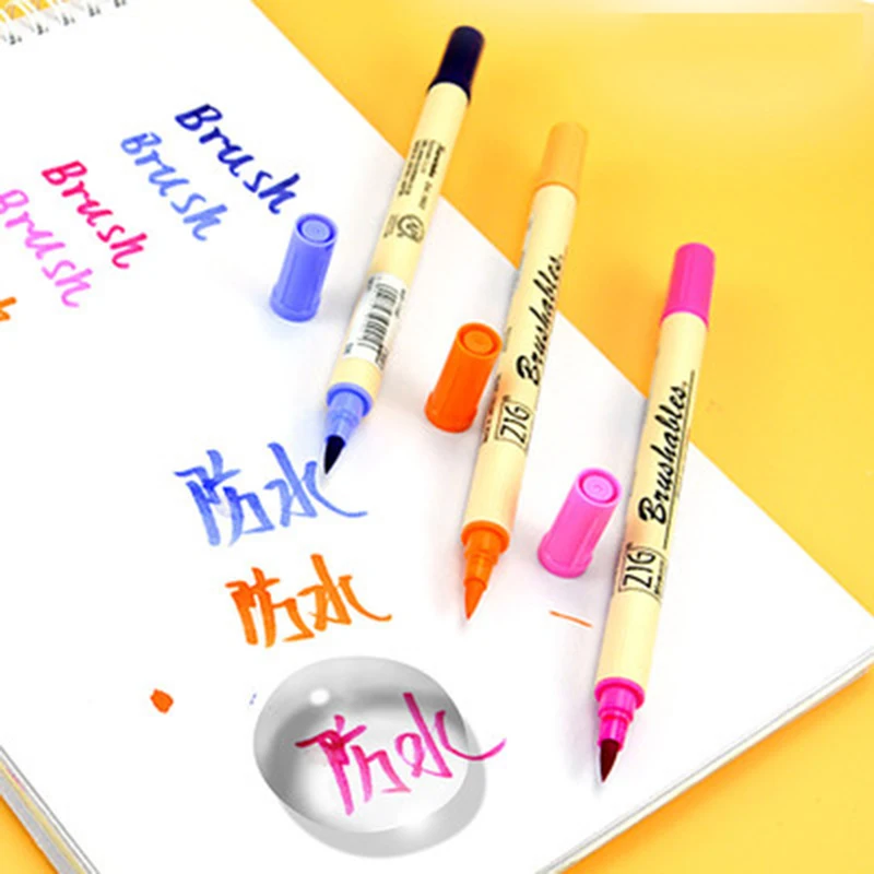 Зиг Kuretake маркерных ручек набор MS 7700 акварель кисти ручки Водонепроницаемый Brushables