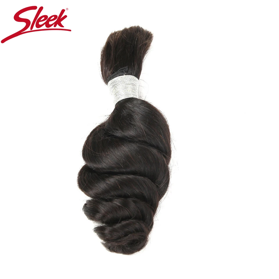 

Sleek 30 Inch Human Hair Bundles Loose Wave Bulk Human Hair Hor Braiding No Weft Crochet Braids Single Bundles Hair Extension