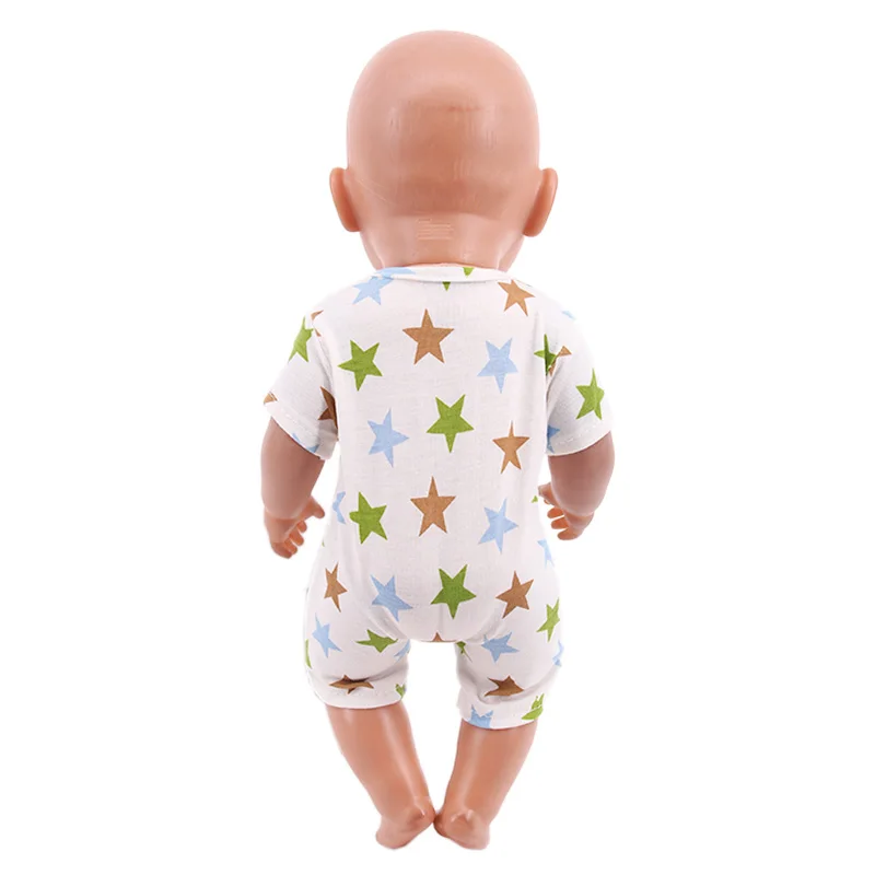 10 Styles Doll Pajamas For 18 Inch American Doll Girl Toy 43 cm Born Baby Clothes Accessories Our Generation 42 cm Nenuco images - 6
