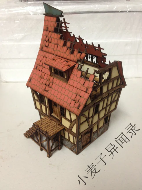 3 этажный дом Gloomhaven церковная война настольные игры молоток PP Infinity TRPG настольная панель RPG лазерная резка липа деревянная
